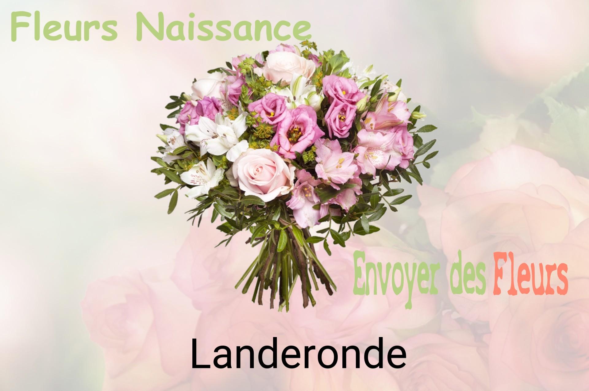 Bouquet de fleurs de naissance livré à Landeronde
